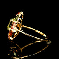 2.67 Ct Oval Tourmaline 14K Gold Ring