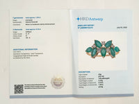 1.78 Ct Marquise Natural Emerald 14K Gold Ring