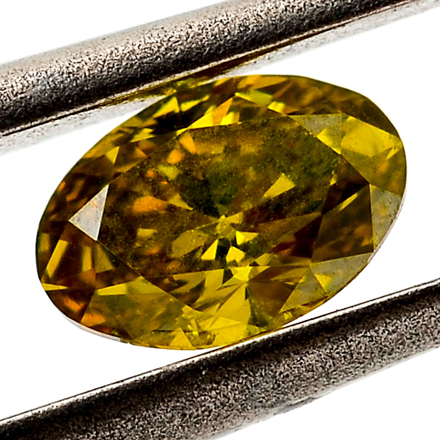 0.29 Yellow Diamond Oval Loose Diamond