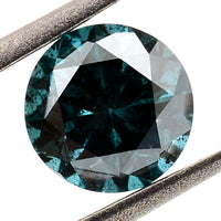 0.47 Blue Diamond Round Loose Gemstone