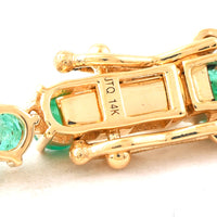 28.78 Ct Natural Emerald 14K Gold Necklace