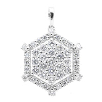 2.06 Carats Lab Grown Diamond 14K Gold Pendant