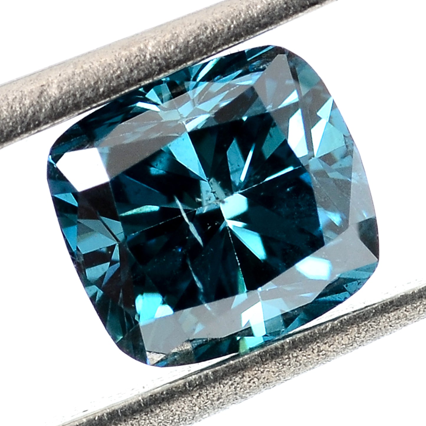 0.45 Carat Blue Diamond Cushion Loose Gemstone