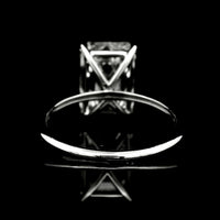 5.65 Carats Lab Grown Diamond 14K Gold Ring