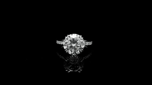 5.15 Carats Lab Grown Diamond 14K Gold Ring