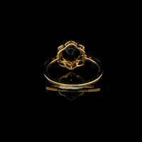 1.95 Ct Round Mixed Cut Natural Sapphire 14K Gold Ring
