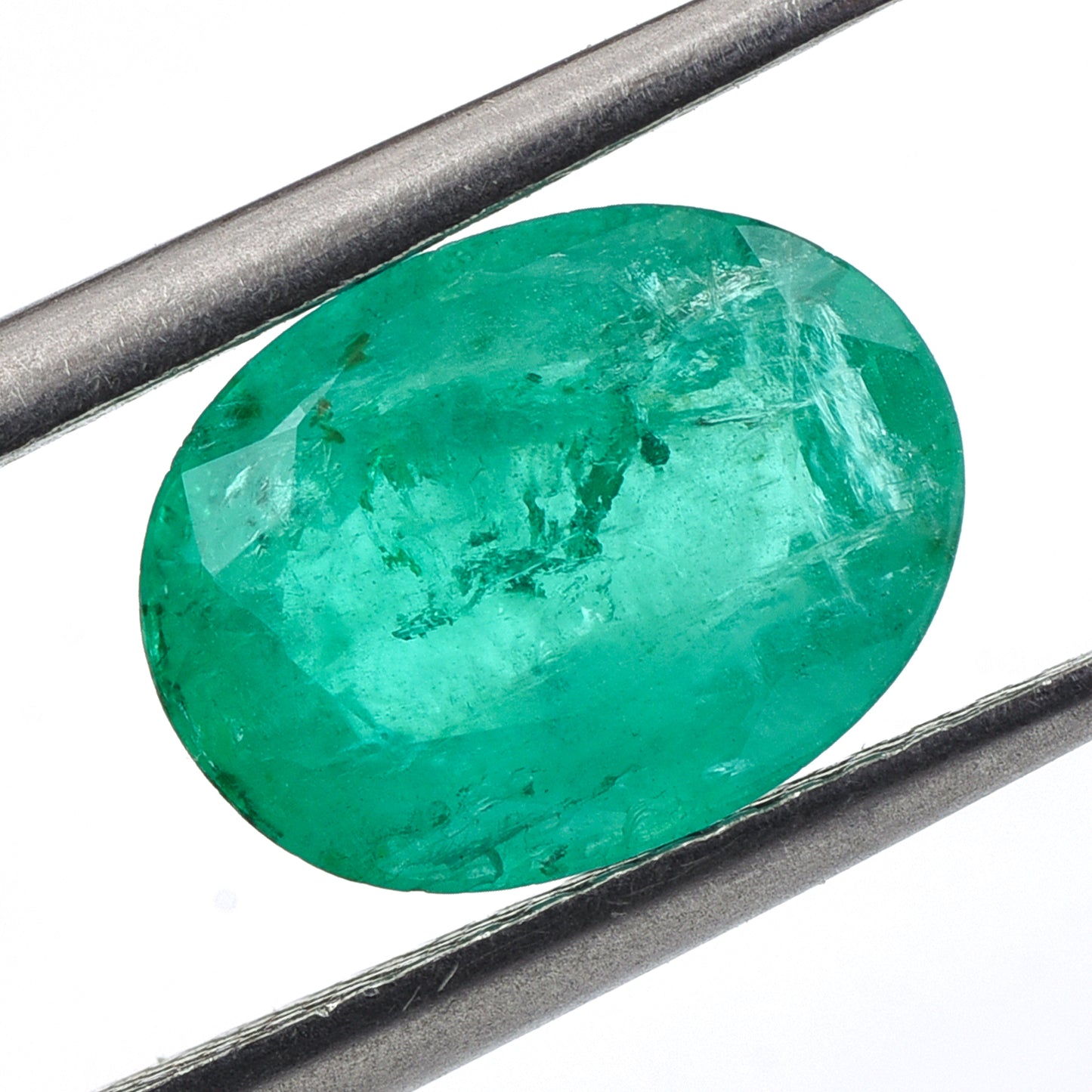 2.2 Natural Beryl Emerald Oval Mixed Cut Gemstone