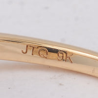 3.23 Ct Round Sapphire 9K Gold Ring