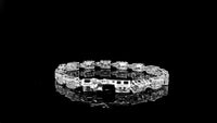 17.45 Carats Lab Grown Diamond 14K Gold Bracelet