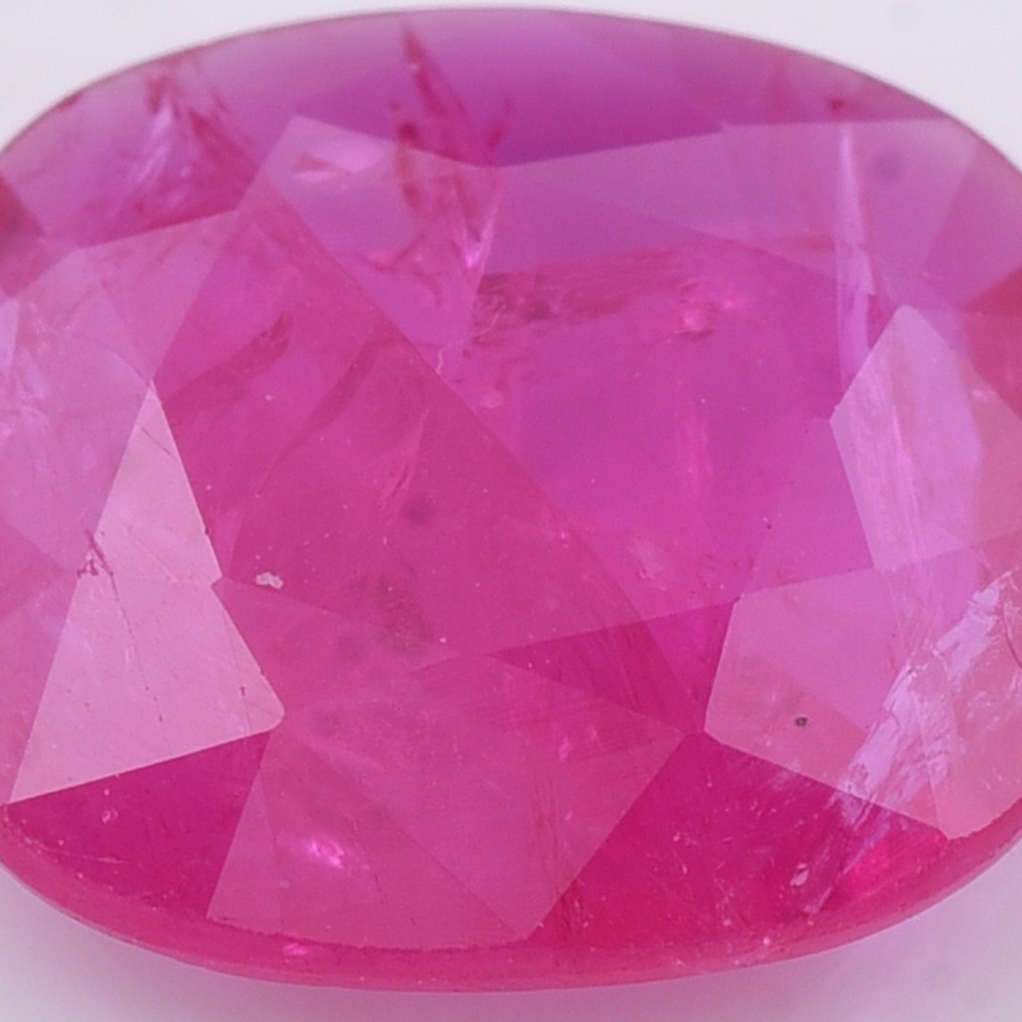 2.17 Natural Corundum Ruby Rectangular Cushion Mixed Cut Gemstone