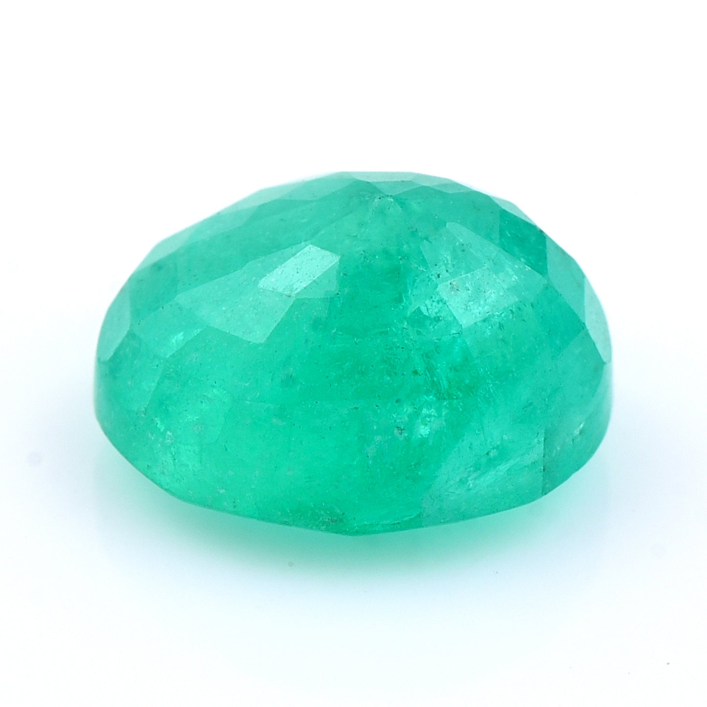 3.97 Natural Beryl Emerald Oval Mixed Cut Gemstone