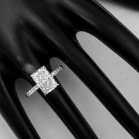 4.34 Carats Lab Grown Diamond 14K Gold Ring