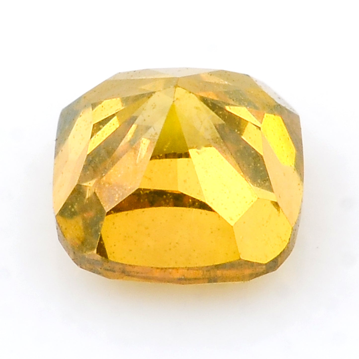 0.37 Yellow Diamond Cushion Loose Diamond