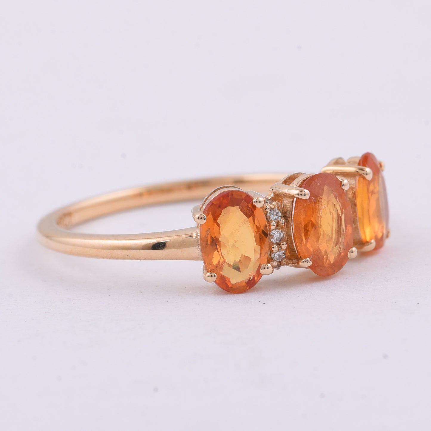 1.57 Ct Oval Natural Yellow Sapphire 14K Gold Ring