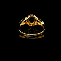 1.34 Ct Oval Tourmaline 14K Gold Ring
