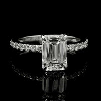 2.31 Carats Lab Grown Diamond 14K Gold Ring