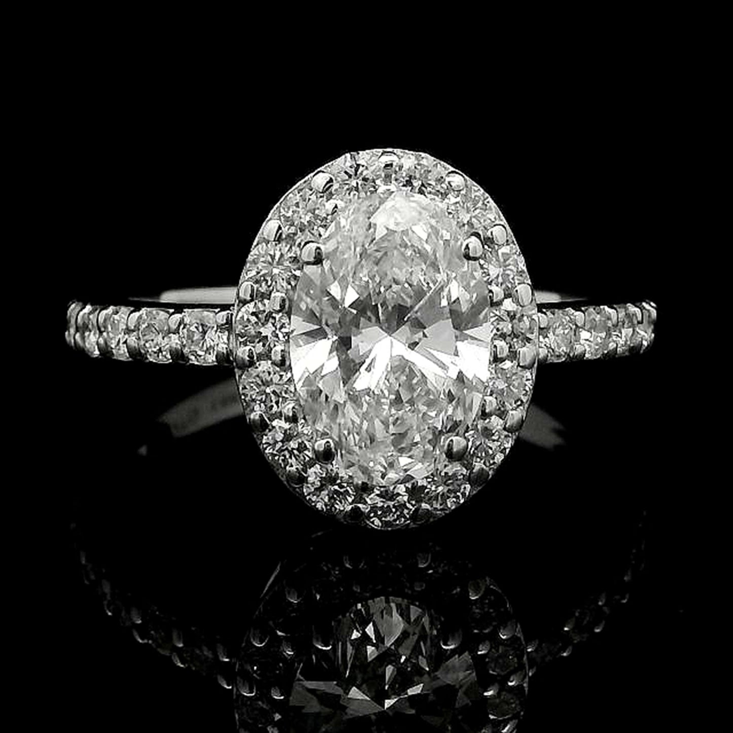 2.07 Carats Lab Grown Diamond 14K Gold Ring