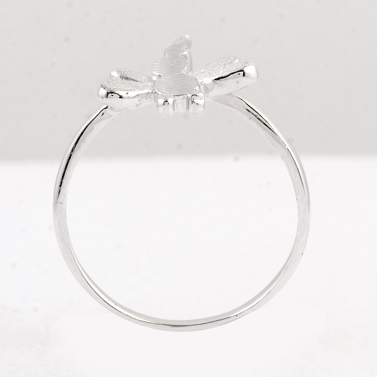 0.00 Ct Plain 925 Sterling Silver Ring