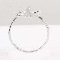 0.00 Ct Plain 925 Sterling Silver Ring
