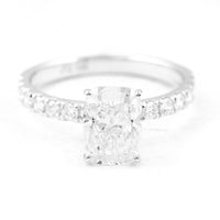 2.32 Carats Lab Grown Diamond 14K Gold Ring