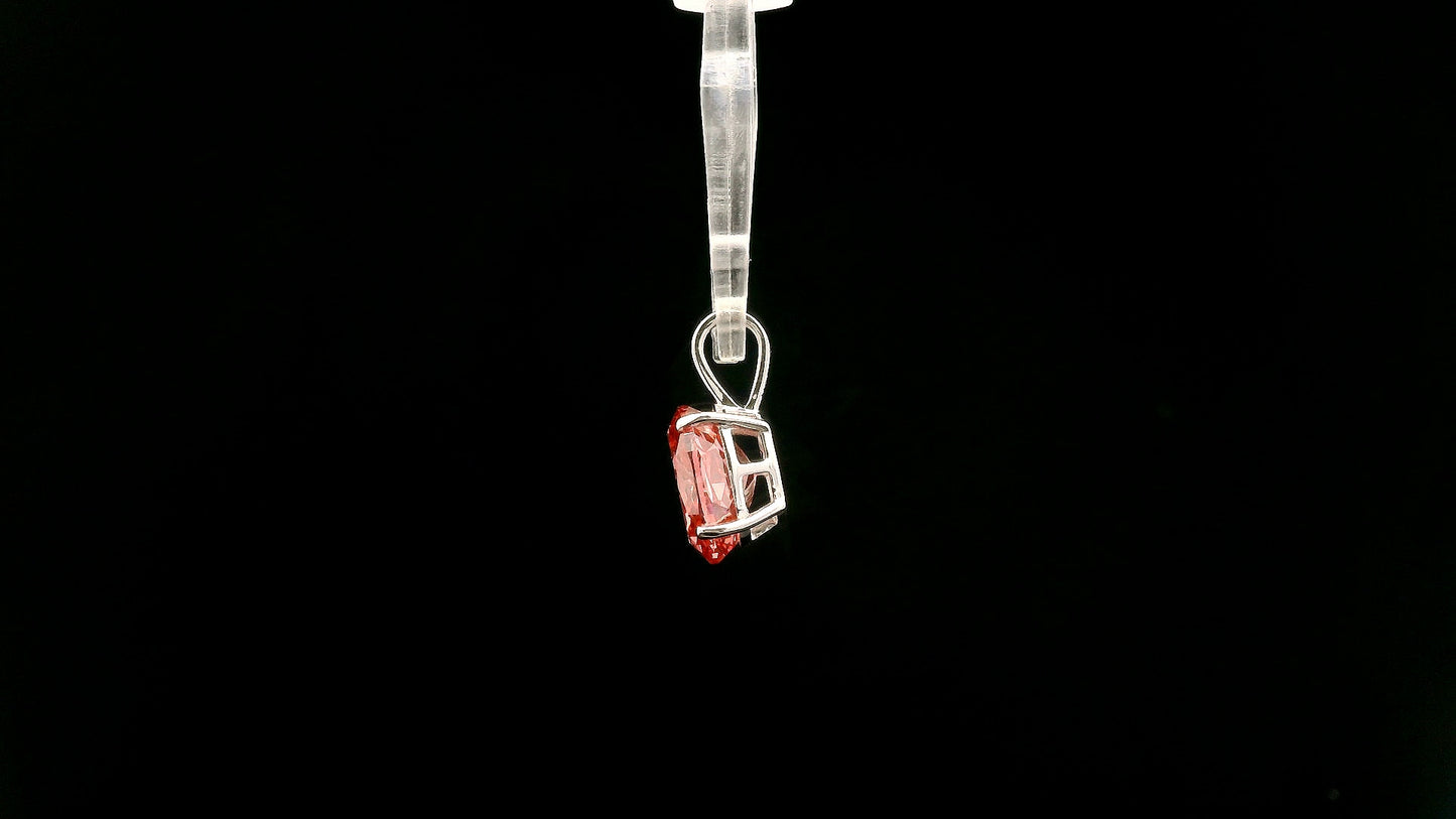 2.02 Carats Pink Lab Grown Diamond 14K Gold Pendant