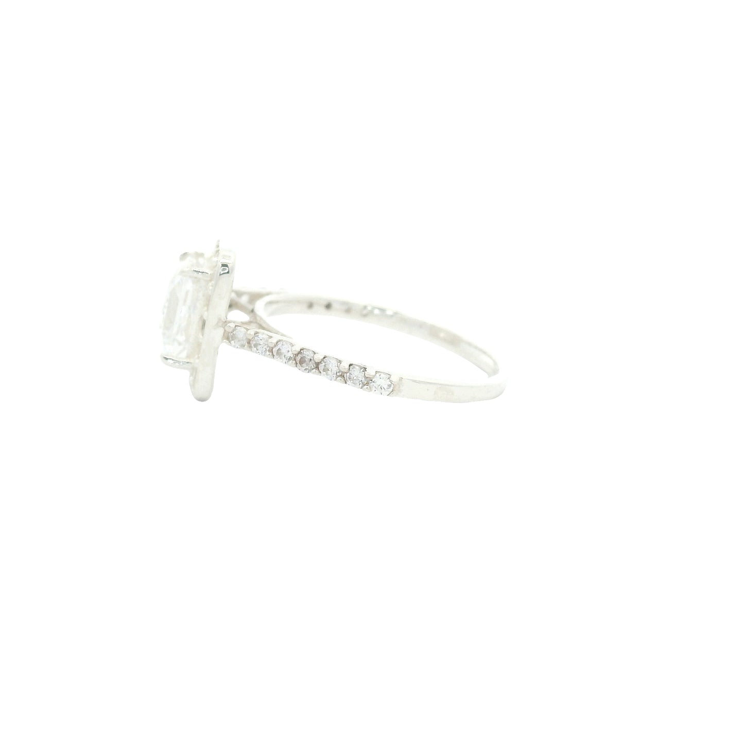 3.79 Ct Cubic Zirconia 925 Sterling Silver Ring