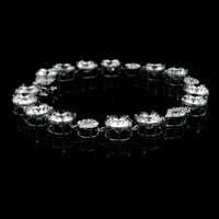 30.38 Ct Round Lab Grown Diamond 14K Gold Bracelet