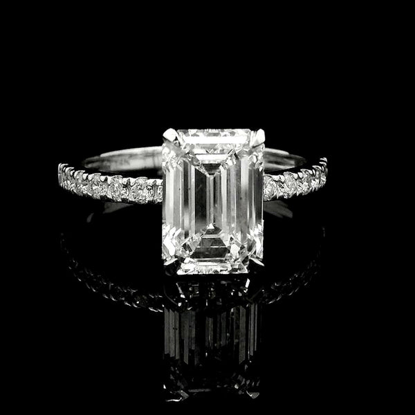 3.18 Carats Lab Grown Diamond 14K Gold Ring