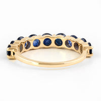 2.15 Ct Round Sapphire 14K Gold Ring