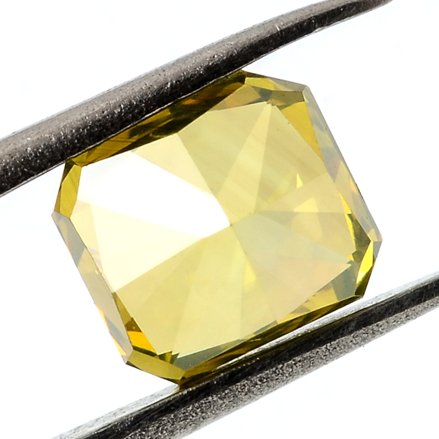 0.35 Carat Yellow Diamond Octagon Loose Gemstone