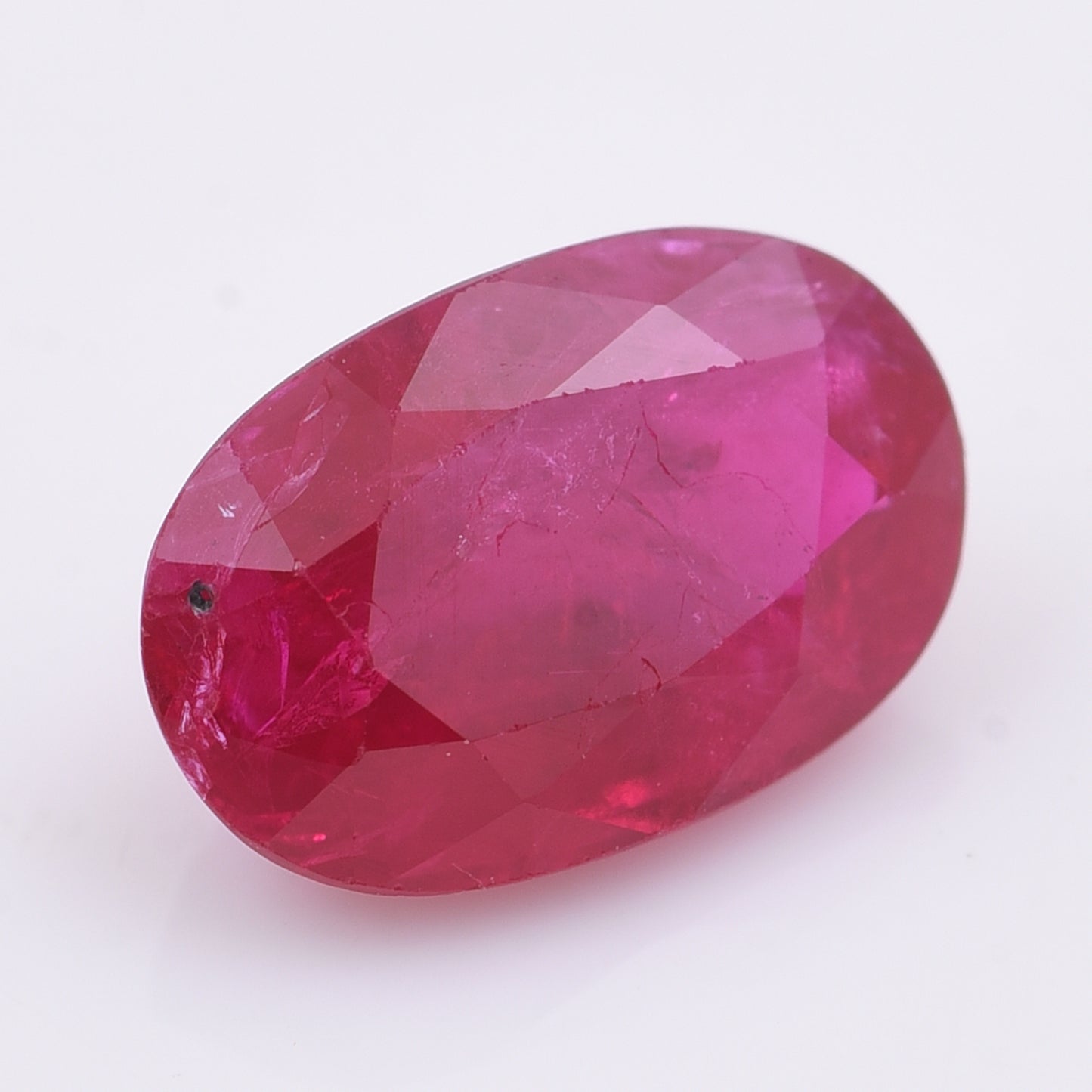 2.07 Natural Corundum Ruby Oval Mixed Cut Gemstone
