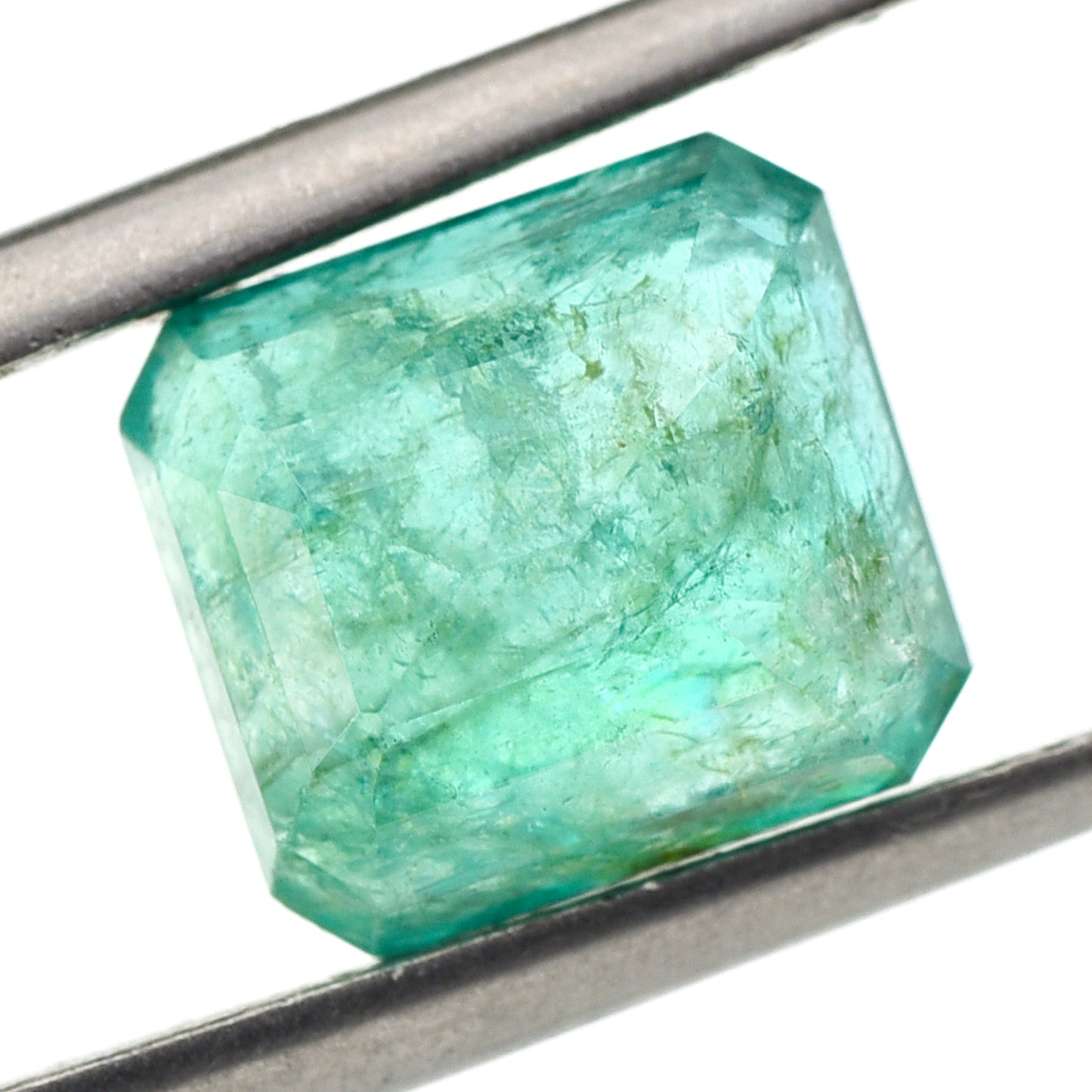 4.11 Natural Beryl Emerald Emerald Cut Gemstone