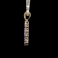 1.93 Ct Round Tanzanite 14K Gold Pendant