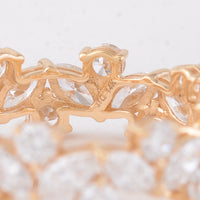 3.17 Carats Lab Grown Diamond 14K Gold Ring