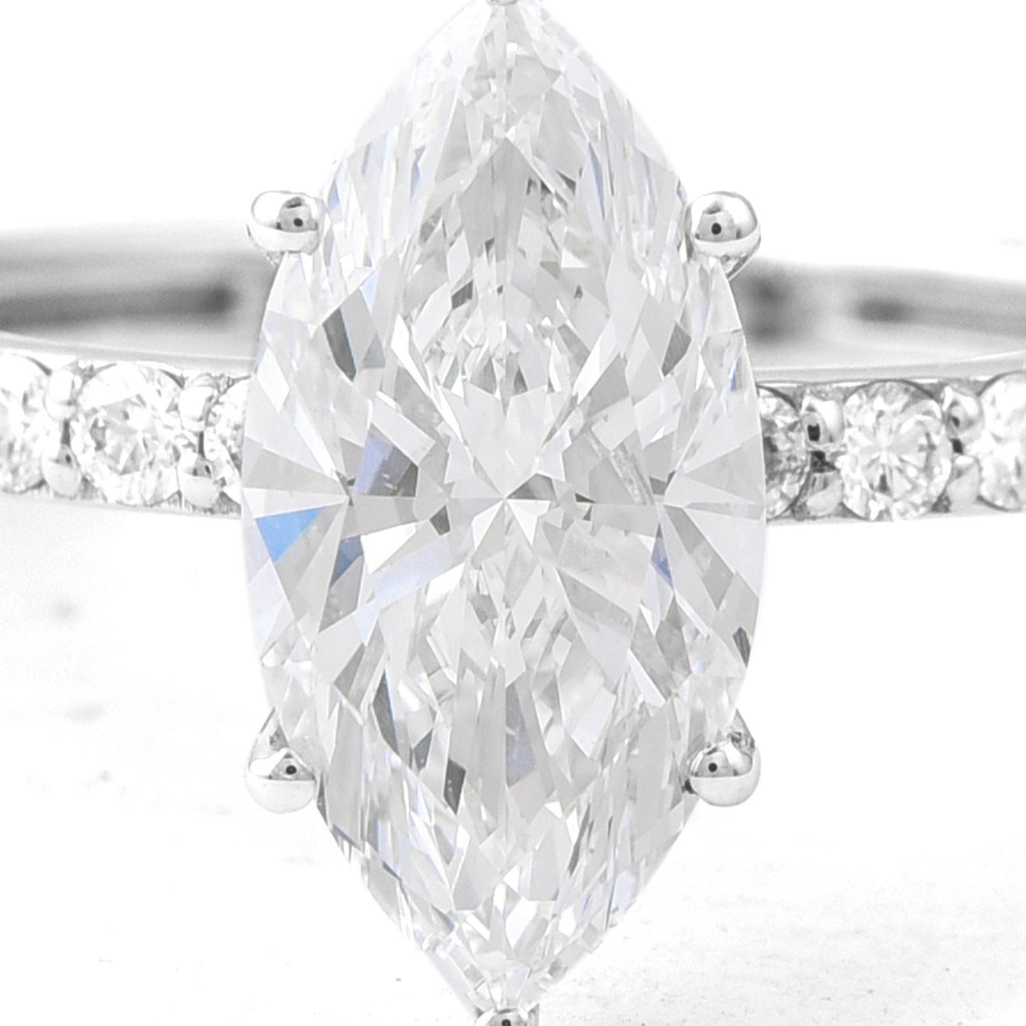 2.07 Carats Lab Grown Diamond 14K Gold Ring