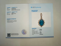 2.25 Ct Oval Natural Emerald 14K Gold Pendant