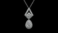 2.82 Carats Lab Grown Diamond 14K Gold Pendant