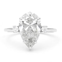 3.13 Carats Lab Grown Diamond 14K Gold Ring