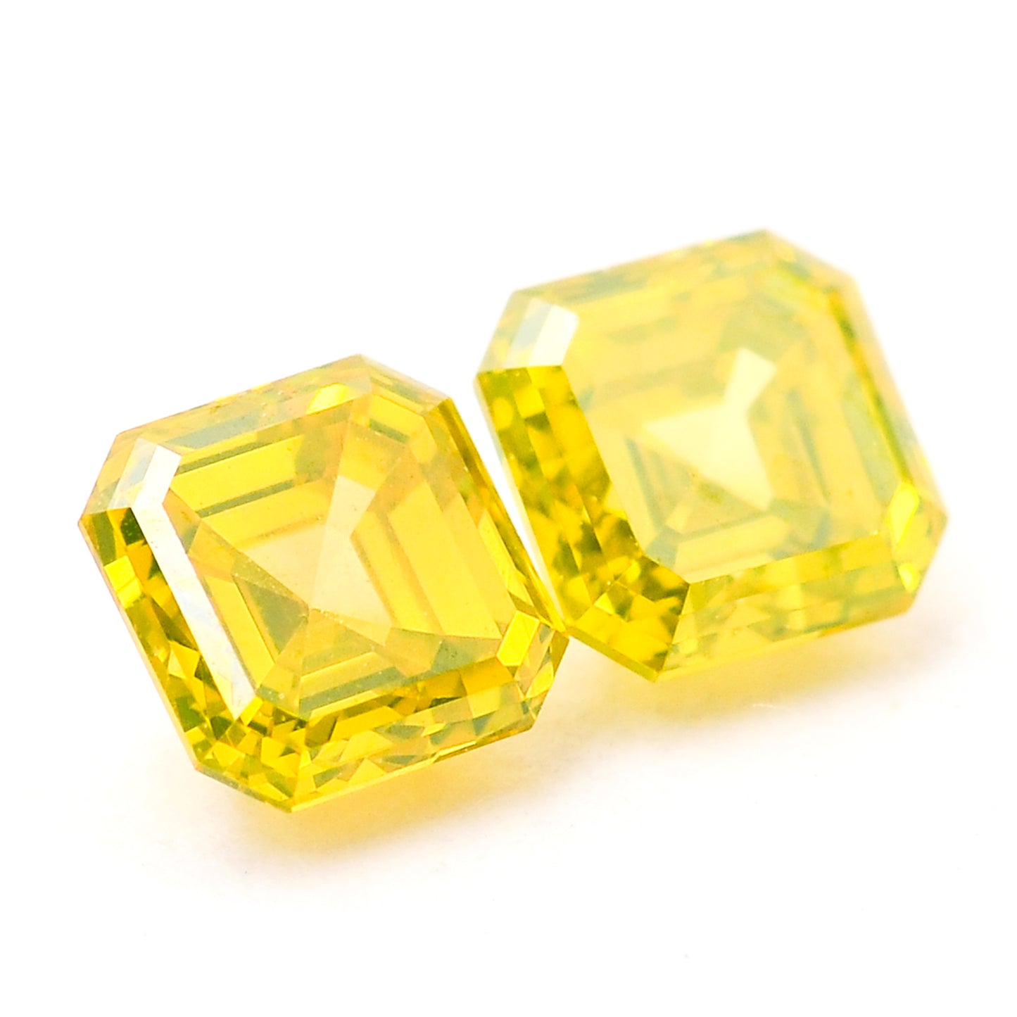 0.49 Yellow Diamond Octagon Loose Diamond