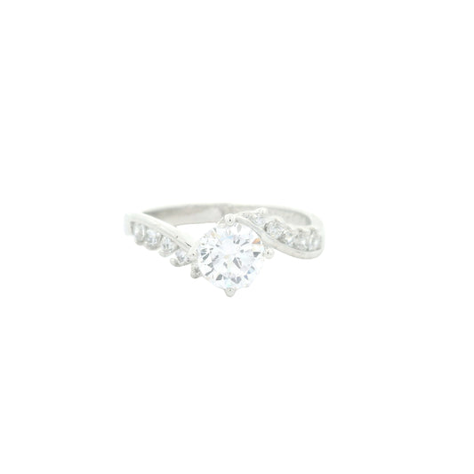 3.21 Ct Cubic Zirconia 925 Sterling Silver Ring