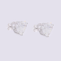 5.94 Carats Lab Grown Diamond 14K Gold Earrings