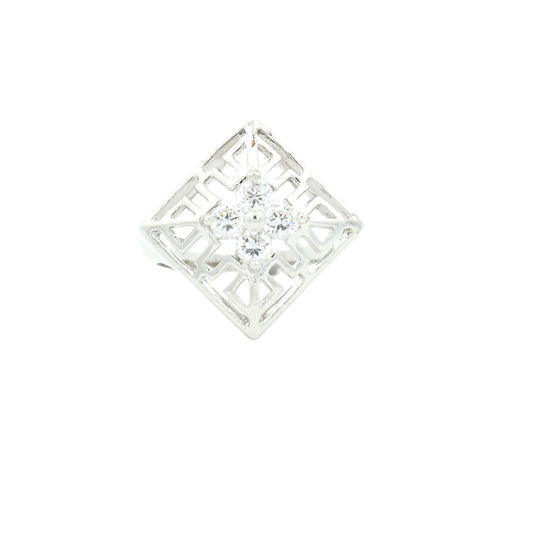 1.48 Ct Cubic Zirconia 925 Sterling Silver Ring