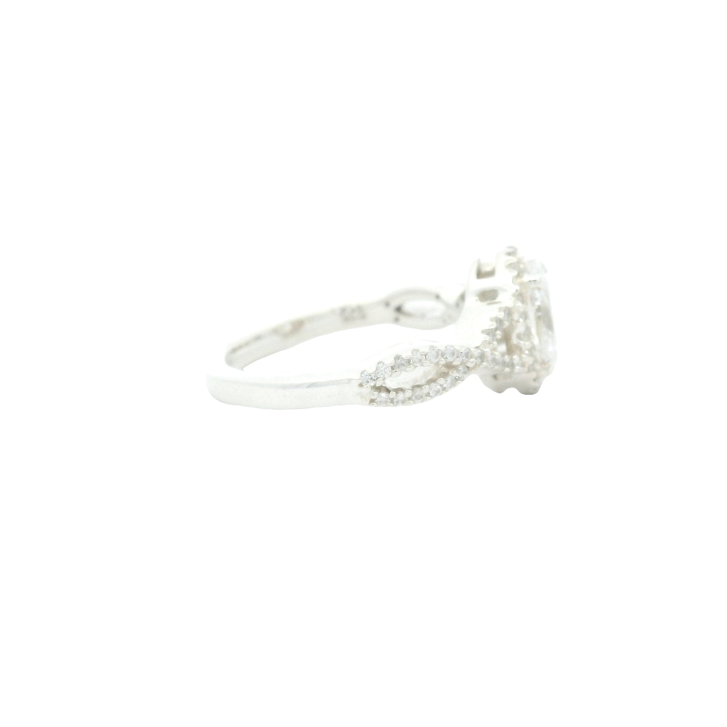 6.21 Ct Cubic Zirconia 925 Sterling Silver Ring