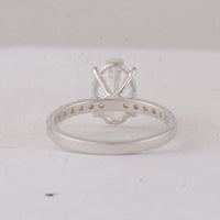 3.41 Carats Lab Grown Diamond 14K Gold Ring