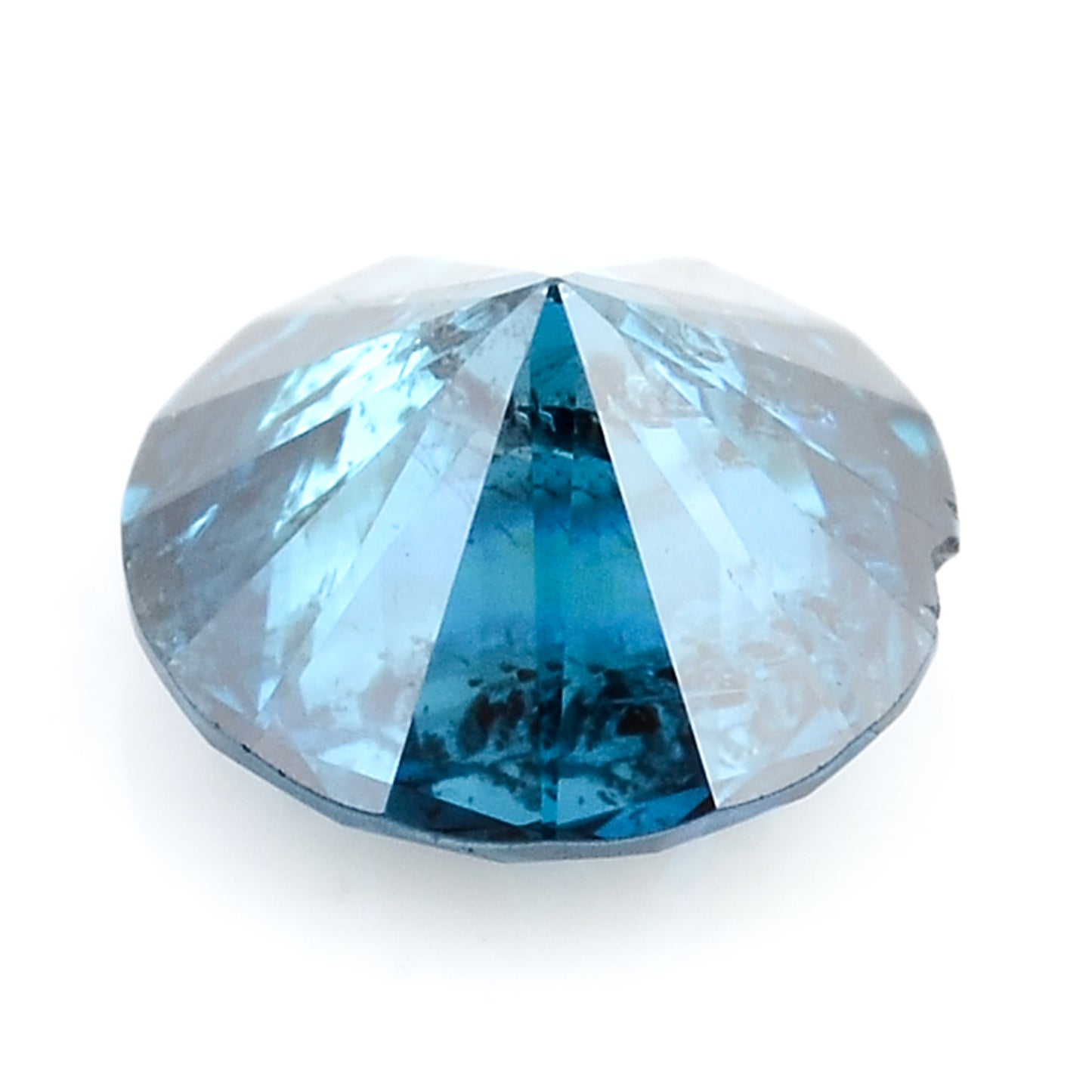 0.44 Blue Diamond Round Loose Gemstone