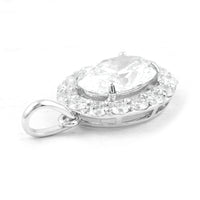 2.47 Carats Lab Grown Diamond 14K Gold Pendant