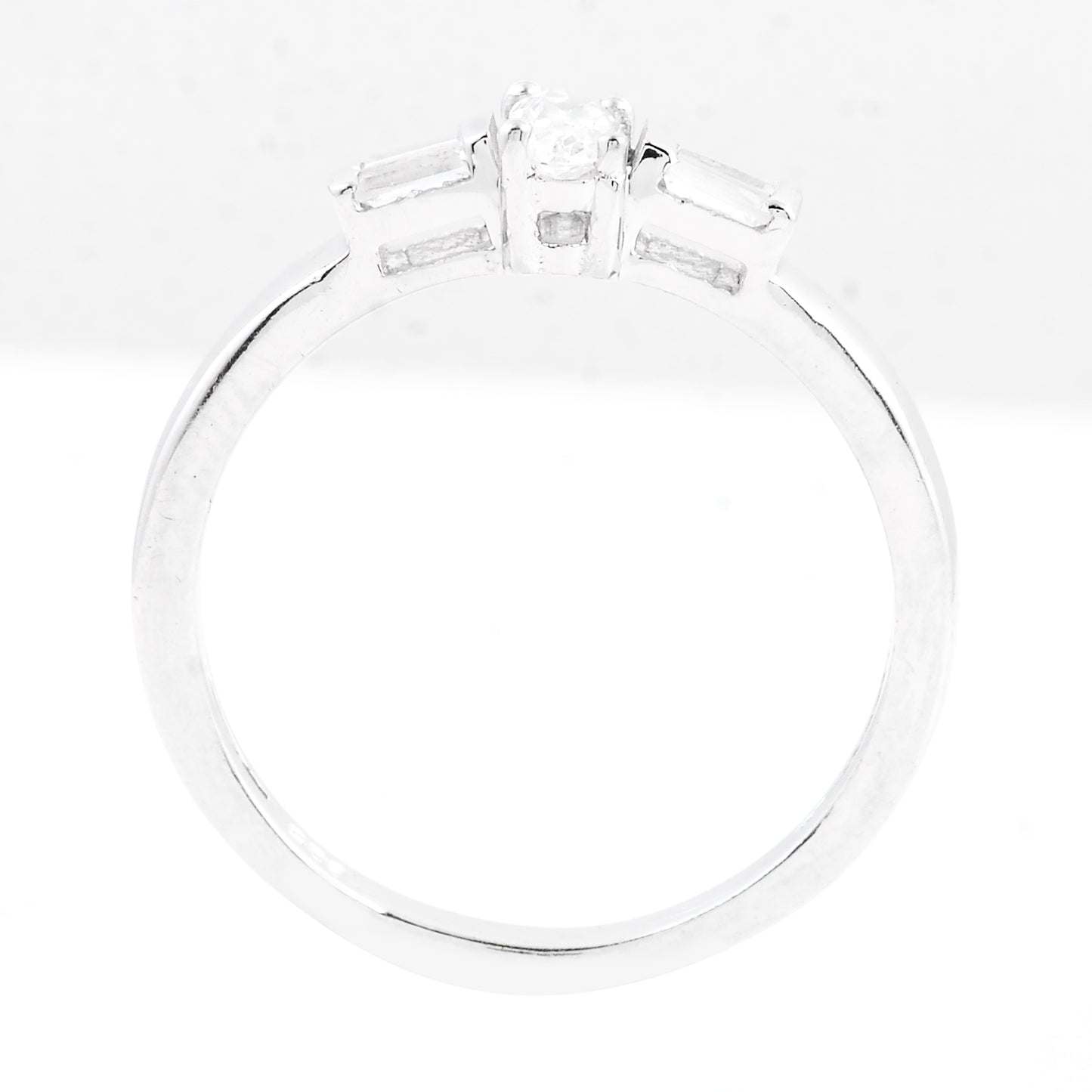 1.17 Ct Cubic Zirconia 925 Sterling Silver Ring