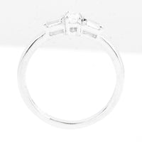 1.17 Ct Cubic Zirconia 925 Sterling Silver Ring