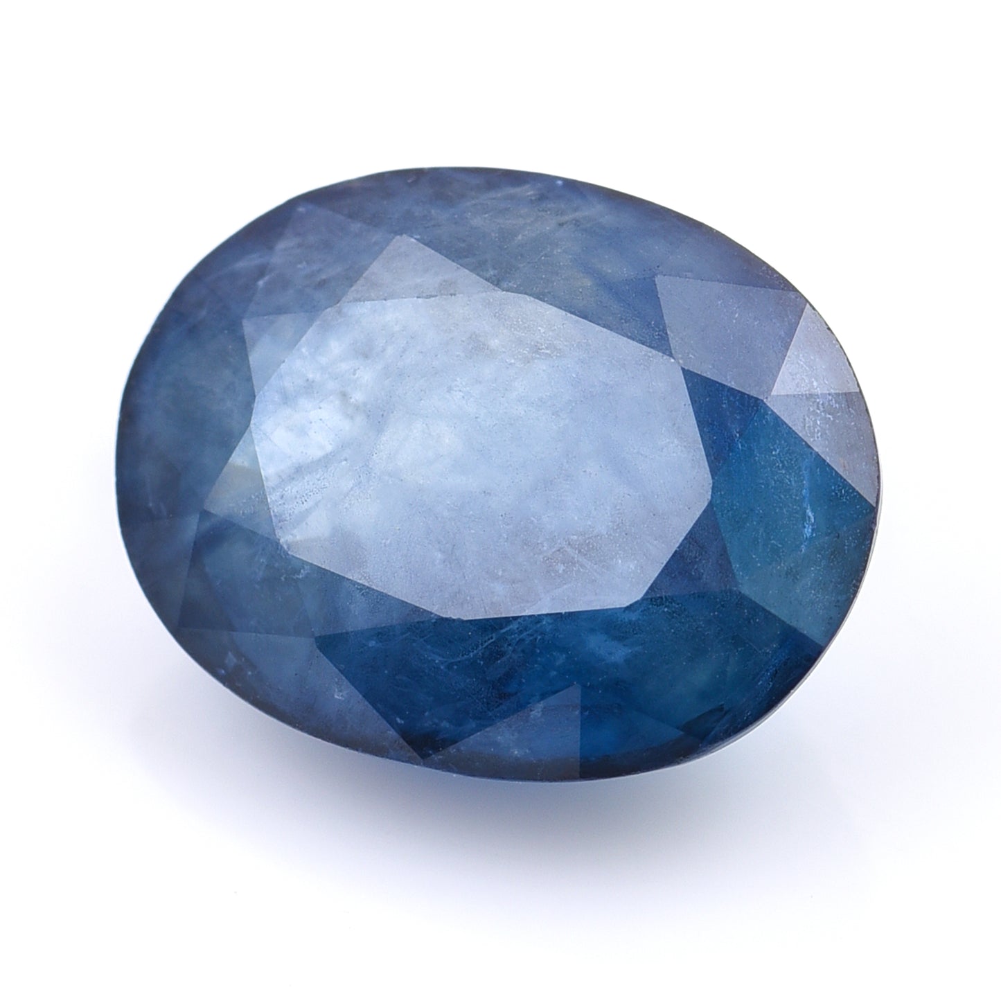 10.91 Natural Corundum Sapphire Oval Mixed Cut Gemstone