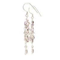 9.83 Ct Garnet, Citrine 925 Sterling Silver Earrings